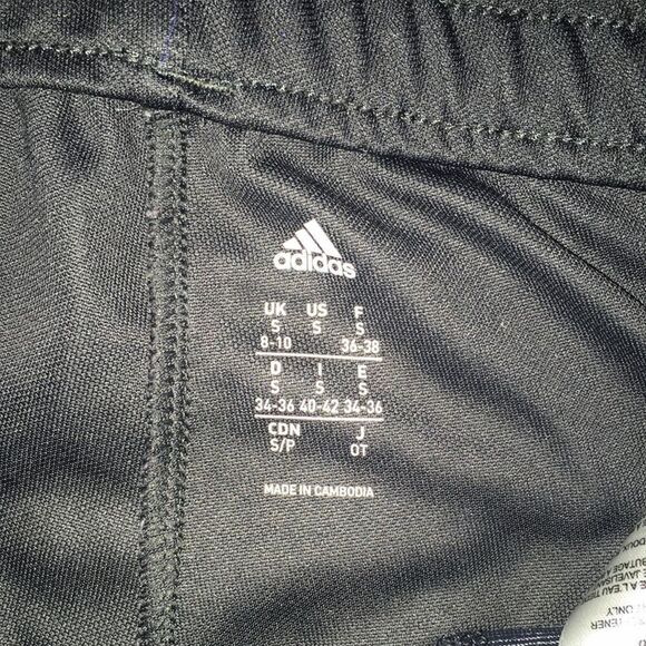 Reflective Gray Black soccer ⚽️ warm up tennis jogging track Pants L 36 x 32 - Picture 5 of 9